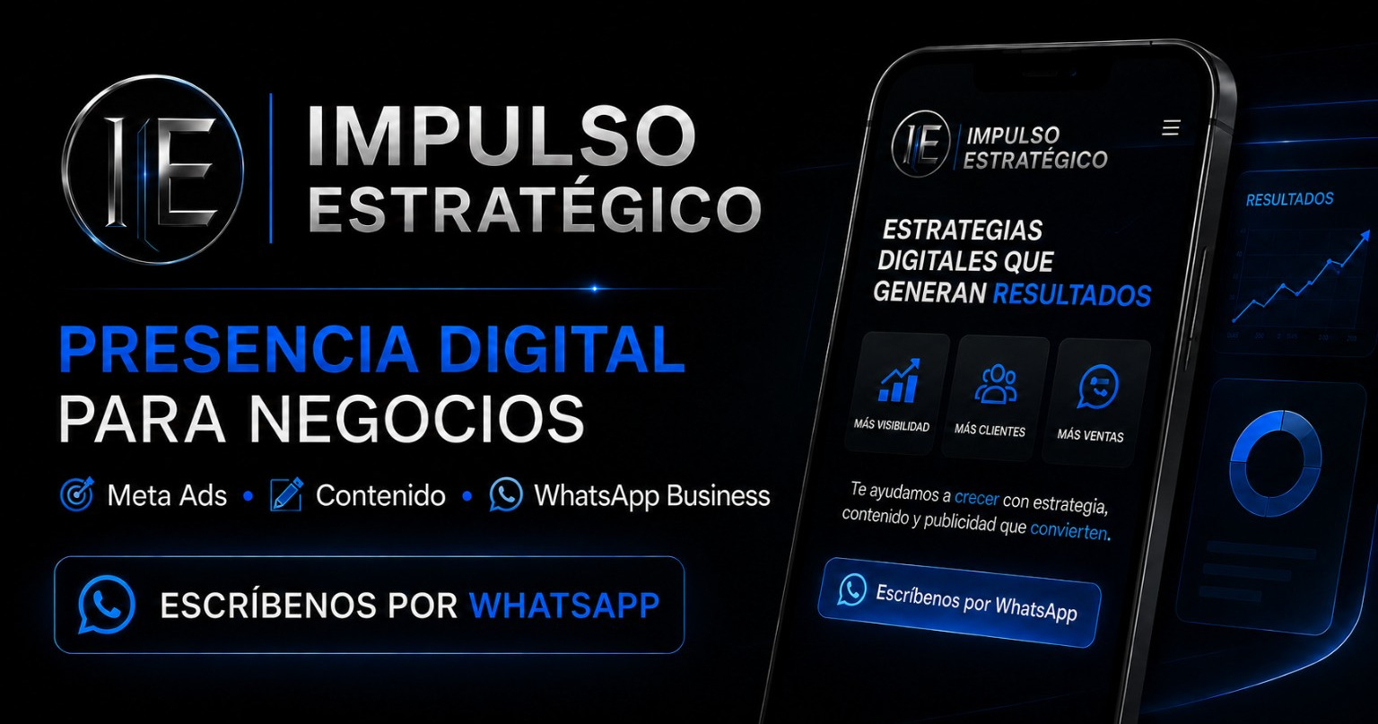 Portada de Impulso Estratégico: presencia digital para negocios